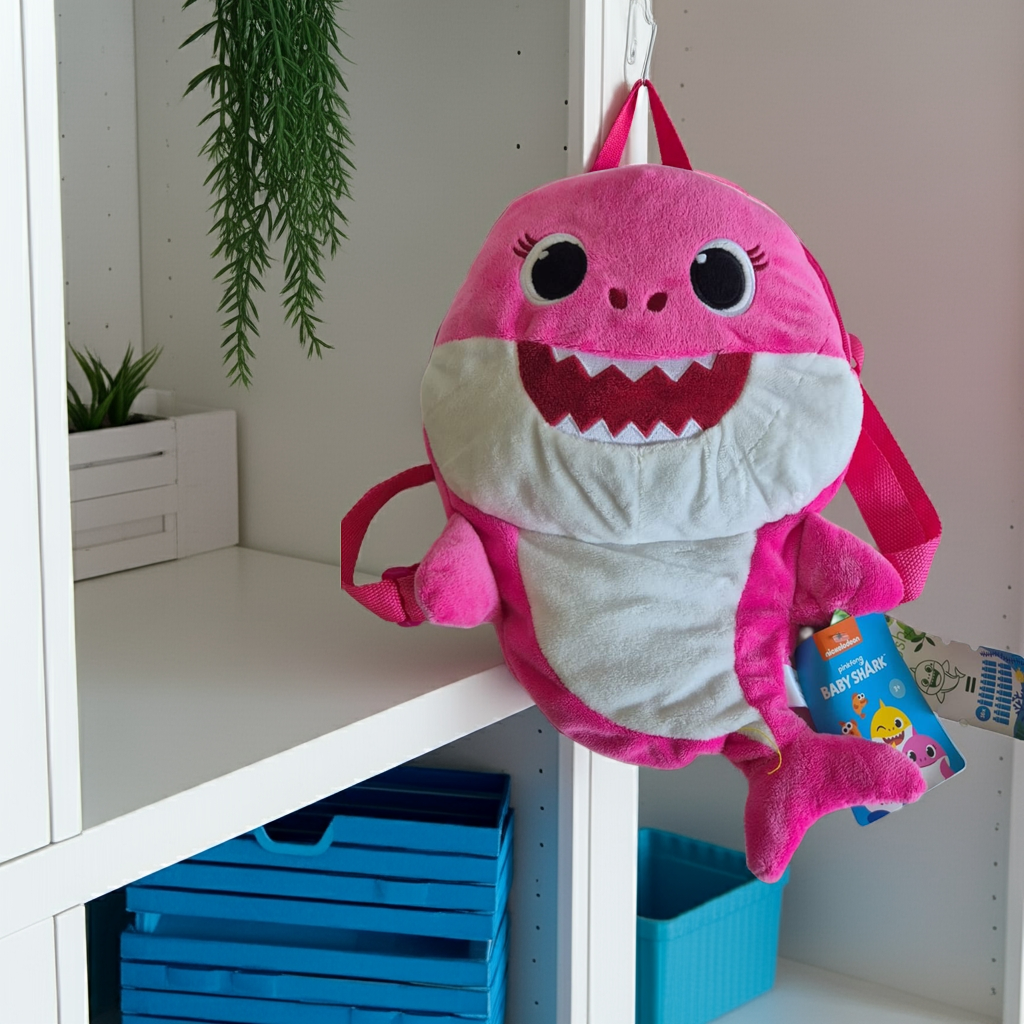 Meisjes rugzak van Baby Shark – zacht, lichtgewicht en ideaal voor dagjes uit of school