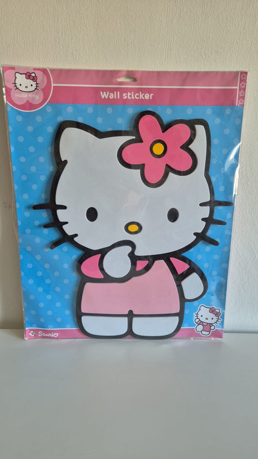 Hello Kitty Muursticker – Grote Wandsticker Meisjeskamer – Sanrio Kinderkamer Decoratie