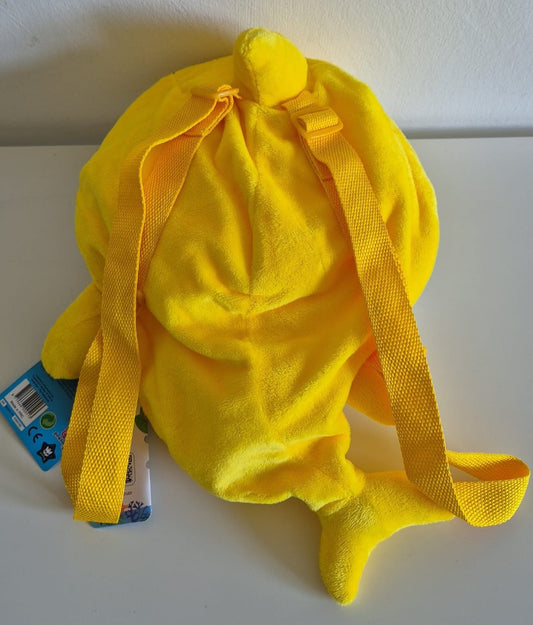 Baby Shark Rugzak voor Kinderen – Pluche Tas 3D – Geel – Peuterrugzak
